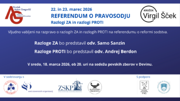 Referendum o pravosodju – Razlogi ZA in razlogi PROTI
